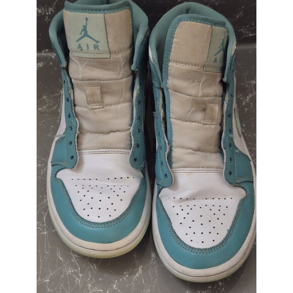 Jordan 1 Mid Washed Teal Women's Size 5*Needs Laces* - Picture 2 of 6
